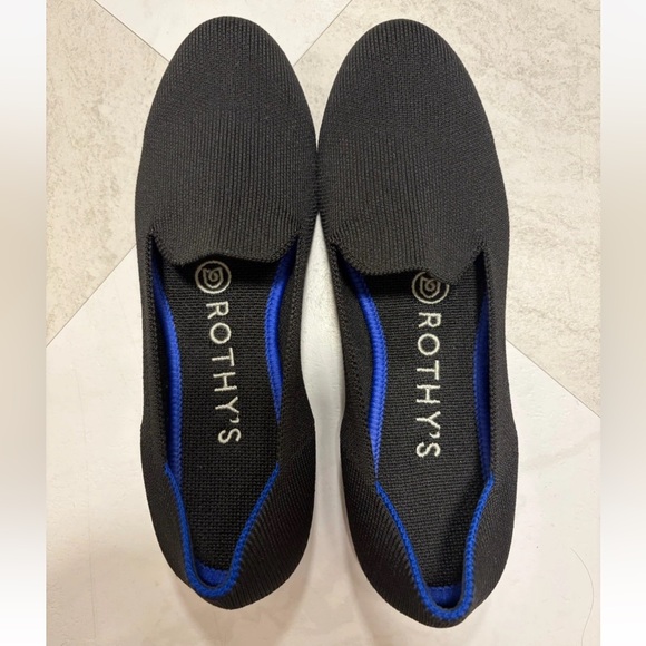 Rothy's The Loafer Black Slip On Size 6 - Picture 3 of 6